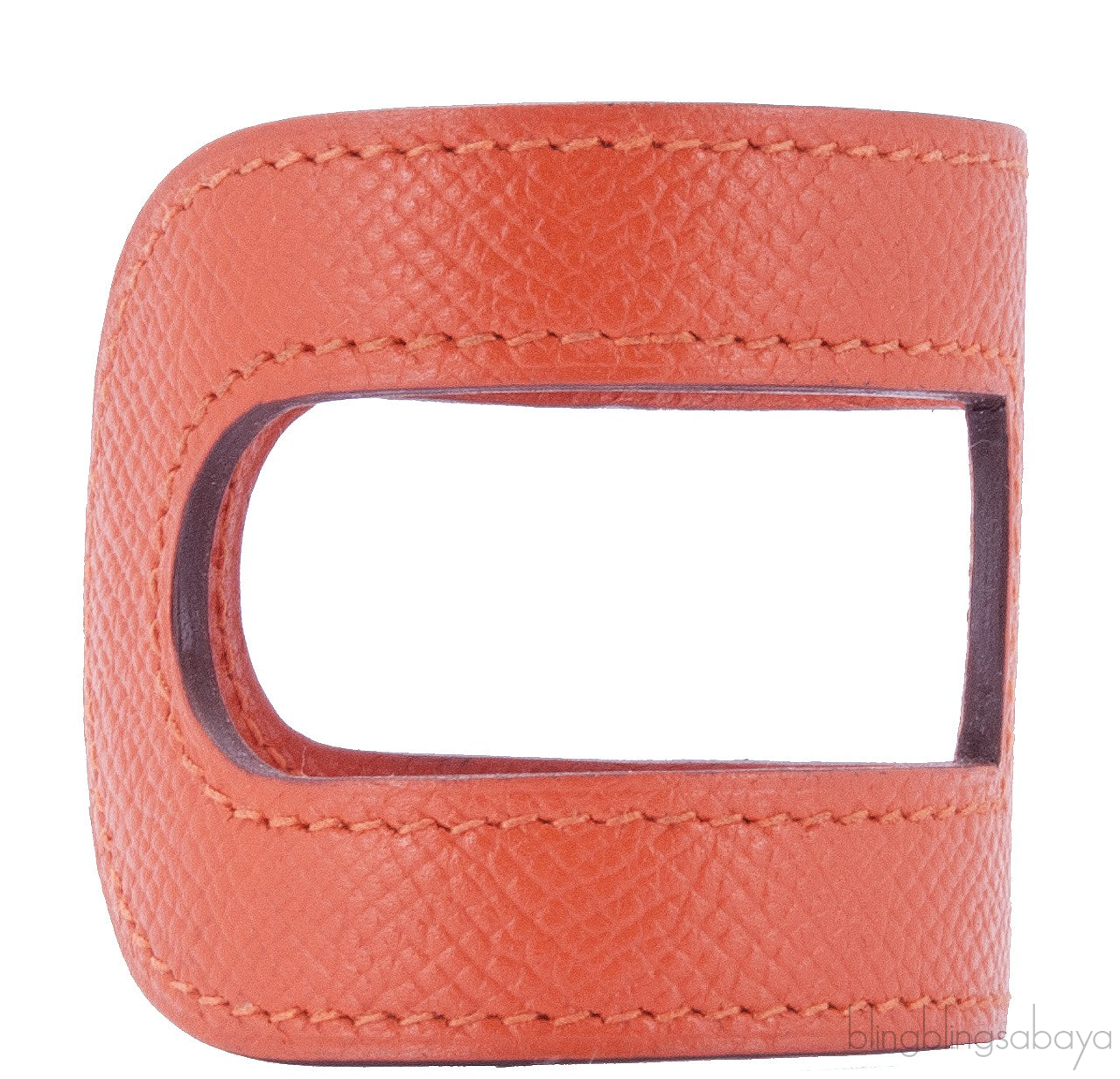 Ano Orange Epsom Cuff Bracelet