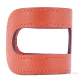 Ano Orange Epsom Cuff Bracelet