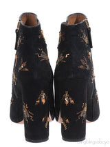 Aquazzura Fauna Insect Embellished Ankle Boots