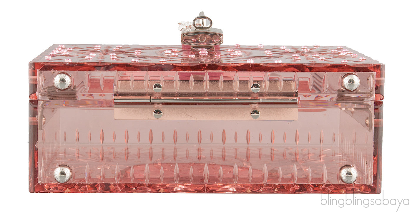 Plexiglass Padlock Top Handle Bag