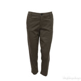 Moss Green Paz Slim Taper Pants