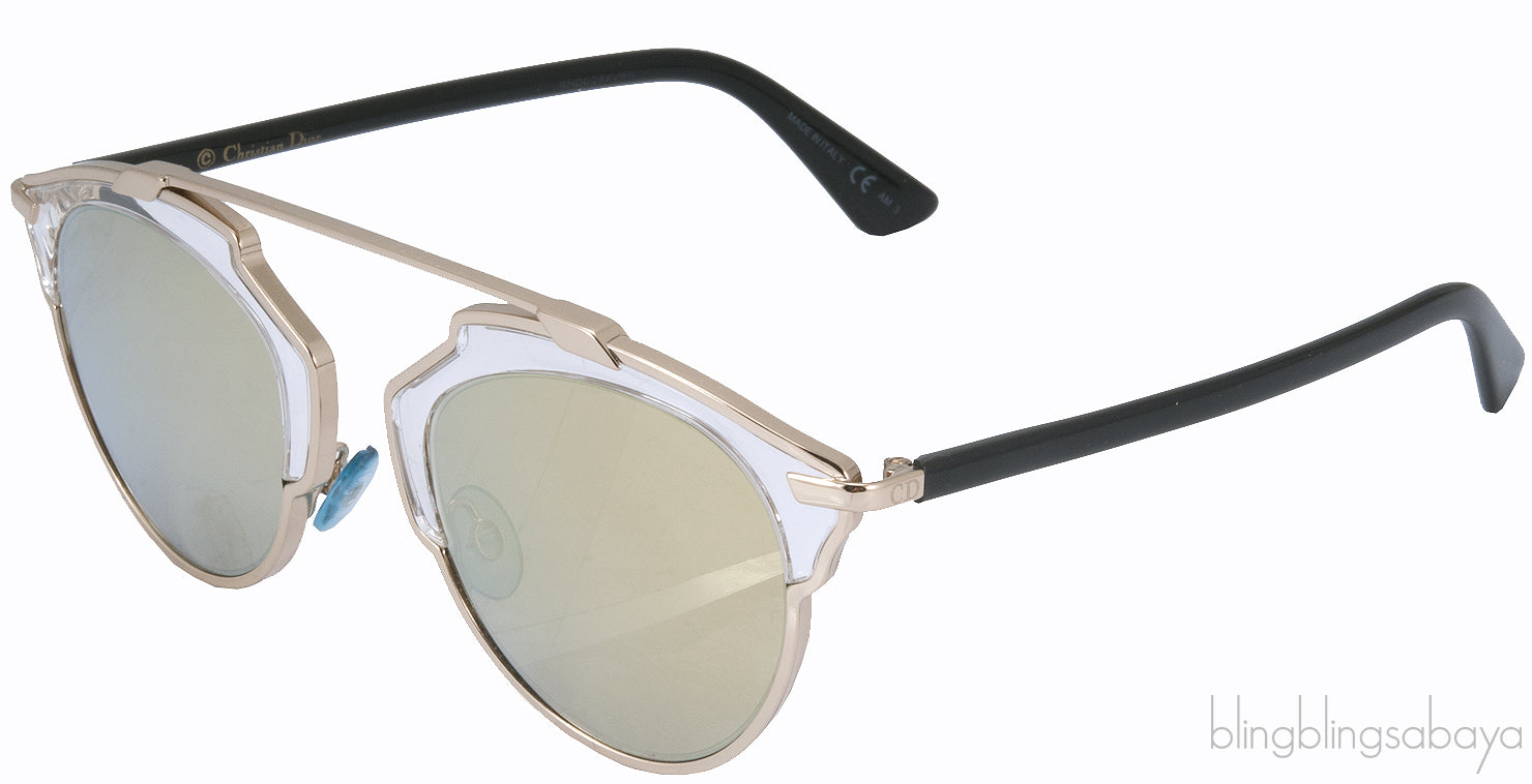 Dior So Real Gold Sunglasses