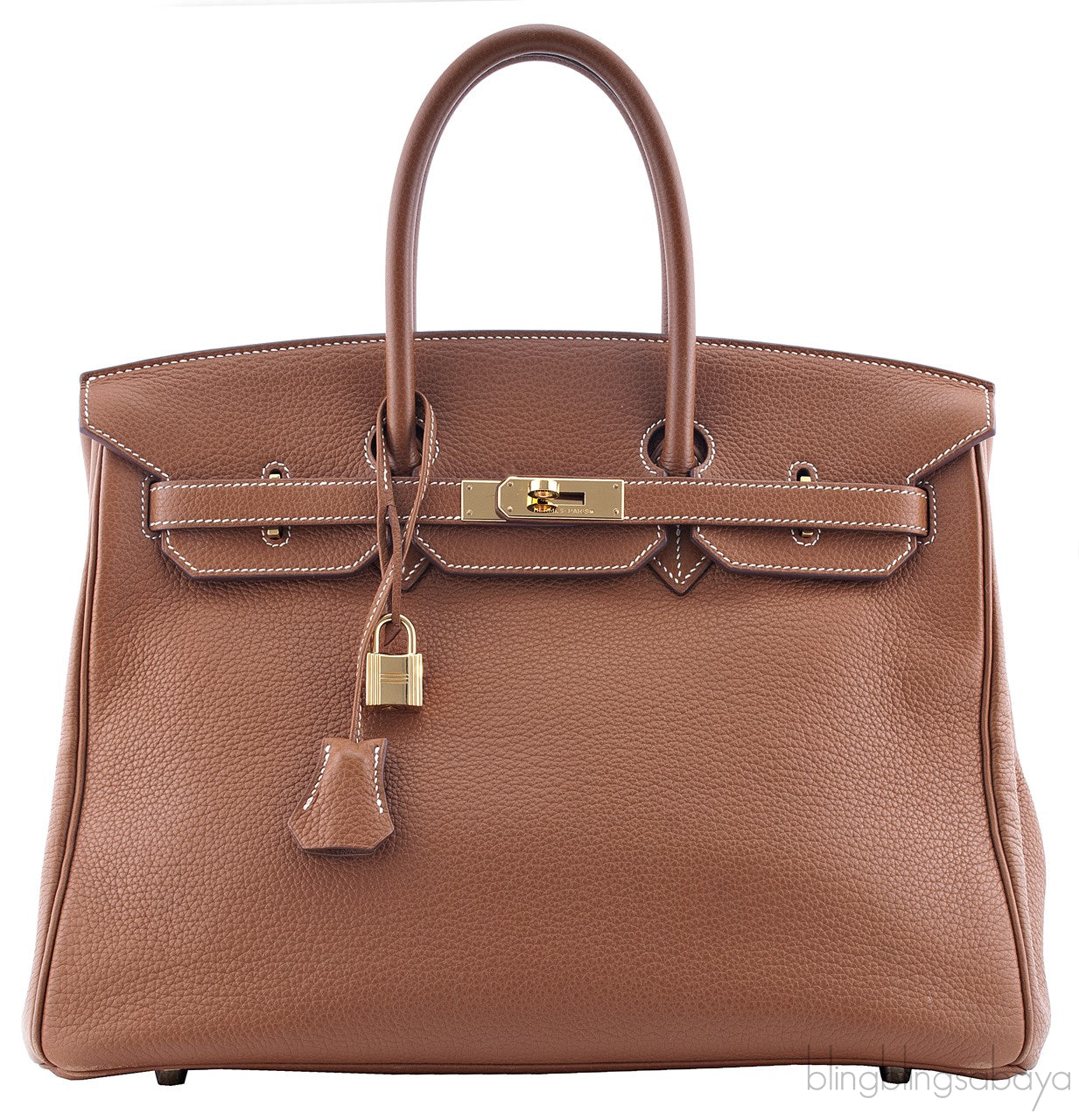 Birkin 35 Gold Taurillon Clem