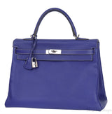 Kelly 35 Blue Iris Epsom Retourne PHW