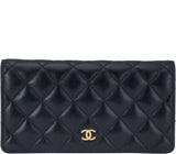 CC Black Quilted Wallet