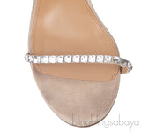 Crystal Embellished Suede Slingback