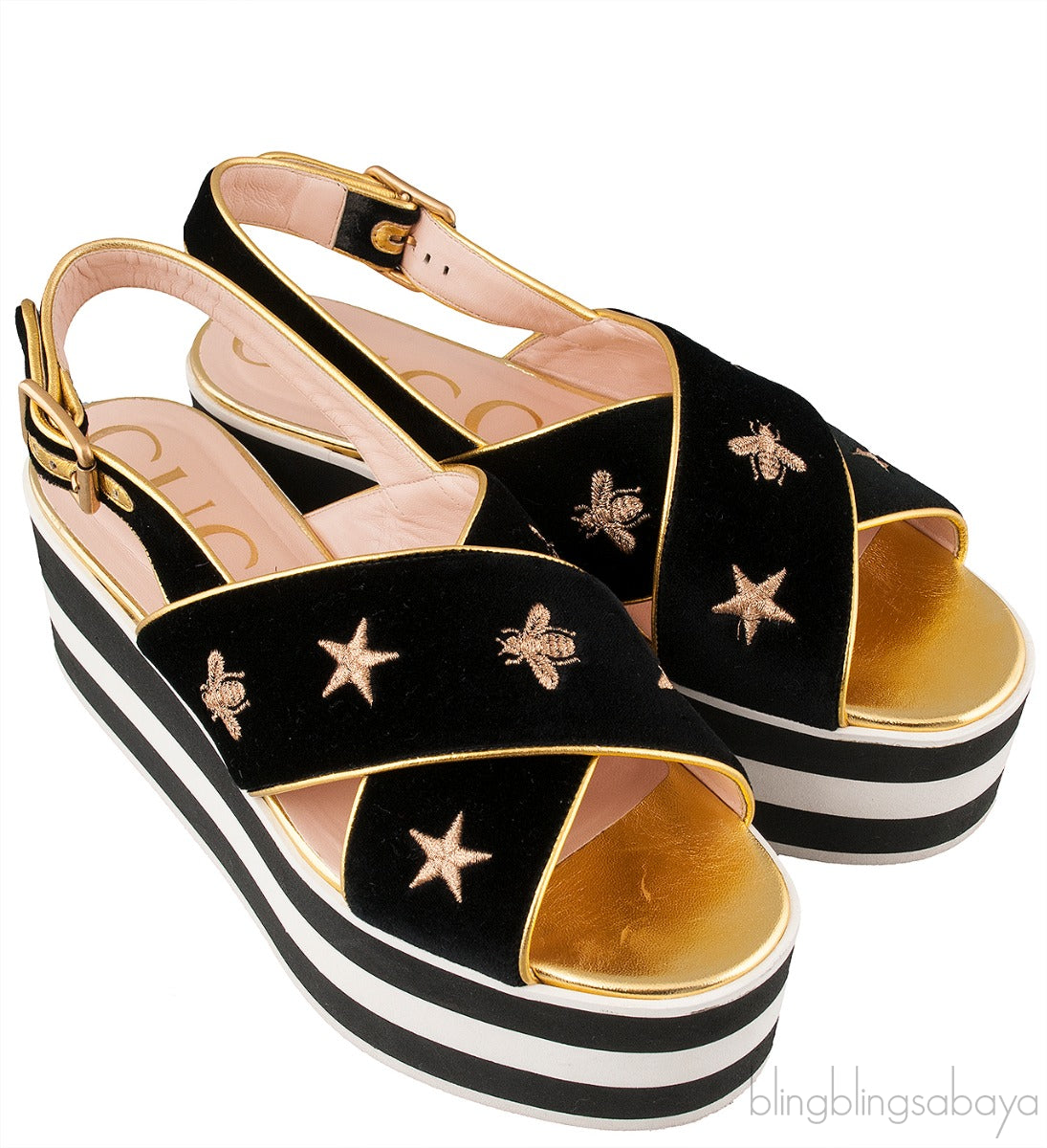 Peggy Star Bee Platform Sandals