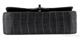 Dark Grey Crocodile Mini Bag
