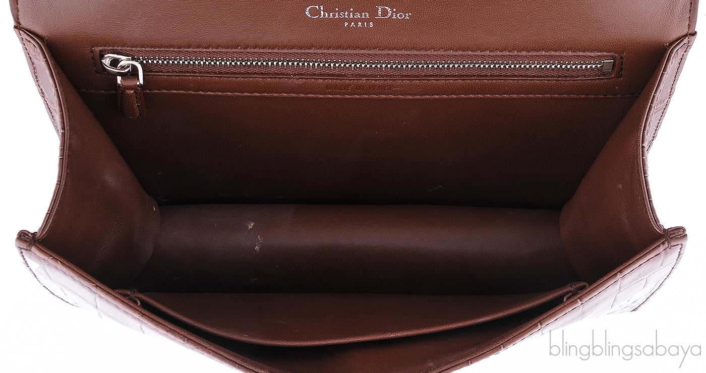 Diorama Crocodile Flap Bag