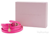 Stella McCartney Fuchsia Patent Faux Leather Belt