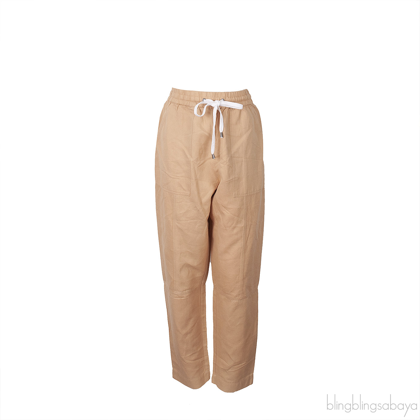 Linen and Cotton Brown Trouser