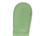 Bottega Veneta Mint Green Nappa Quilted Lido Mule Sandals 38