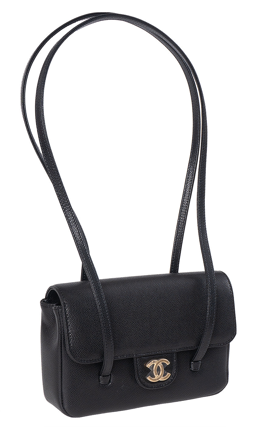 Chanel 26P Preppy Coco Black Mini Shoulder Bag