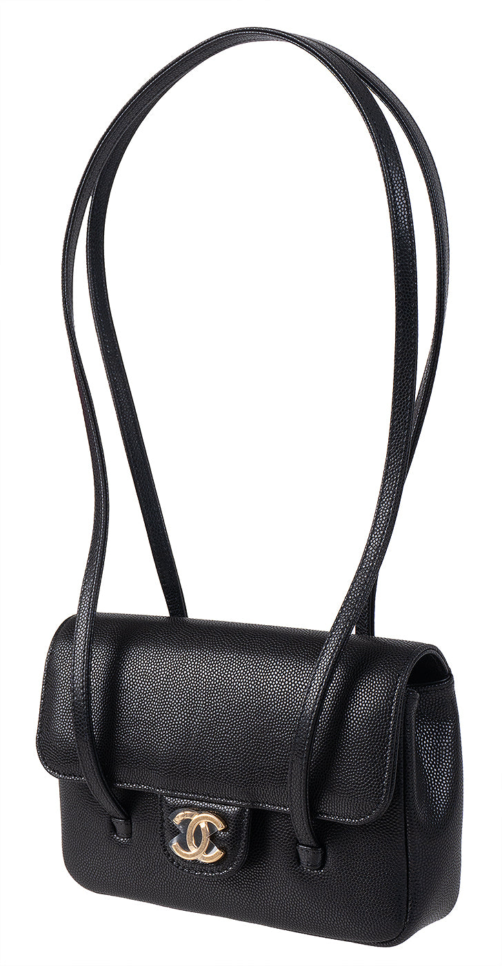 Chanel 26P Preppy Coco Black Mini Shoulder Bag