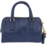 Navy Blue Mini Top Handle Bag