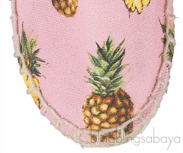 Pineapple Print Kids Espadrille