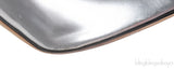 Metallic Silver Pointed Toe Heels