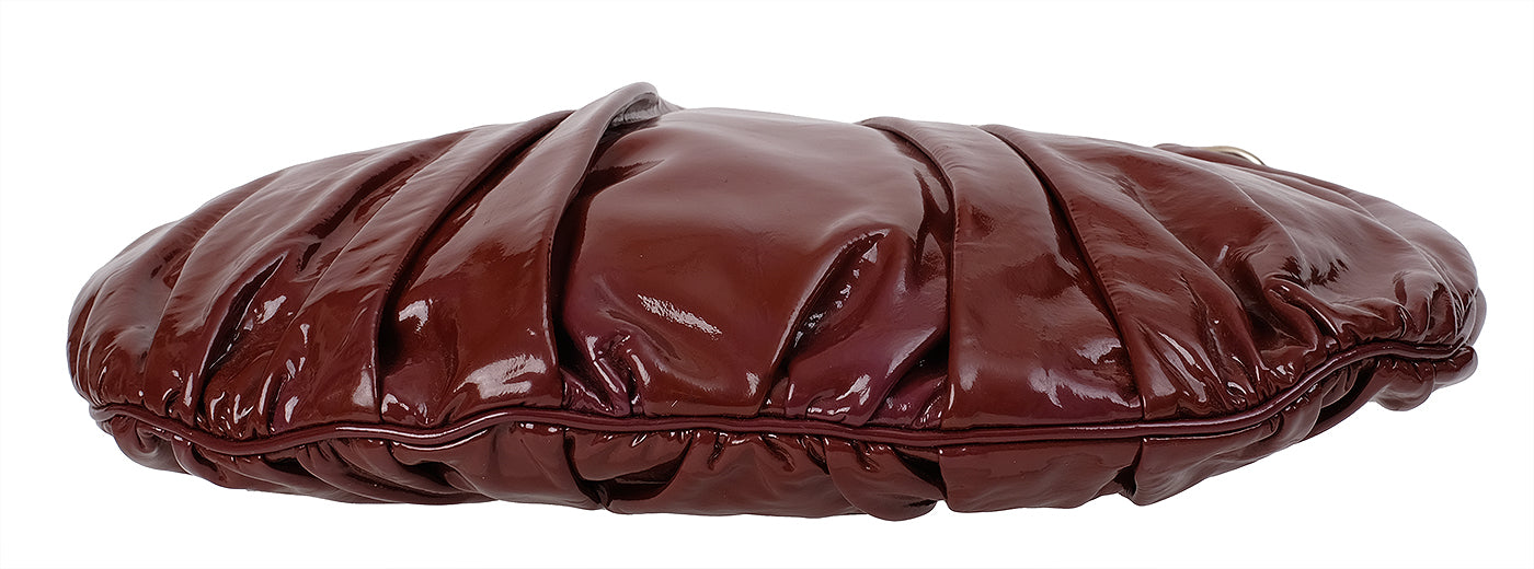 Gucci Hysteria Vintage Patent Leather Hobo Bag