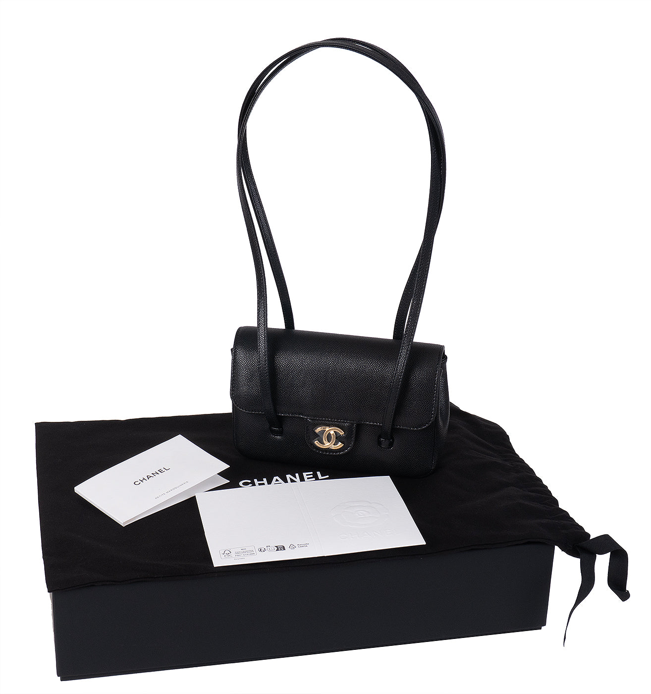 Chanel 26P Preppy Coco Black Mini Shoulder Bag