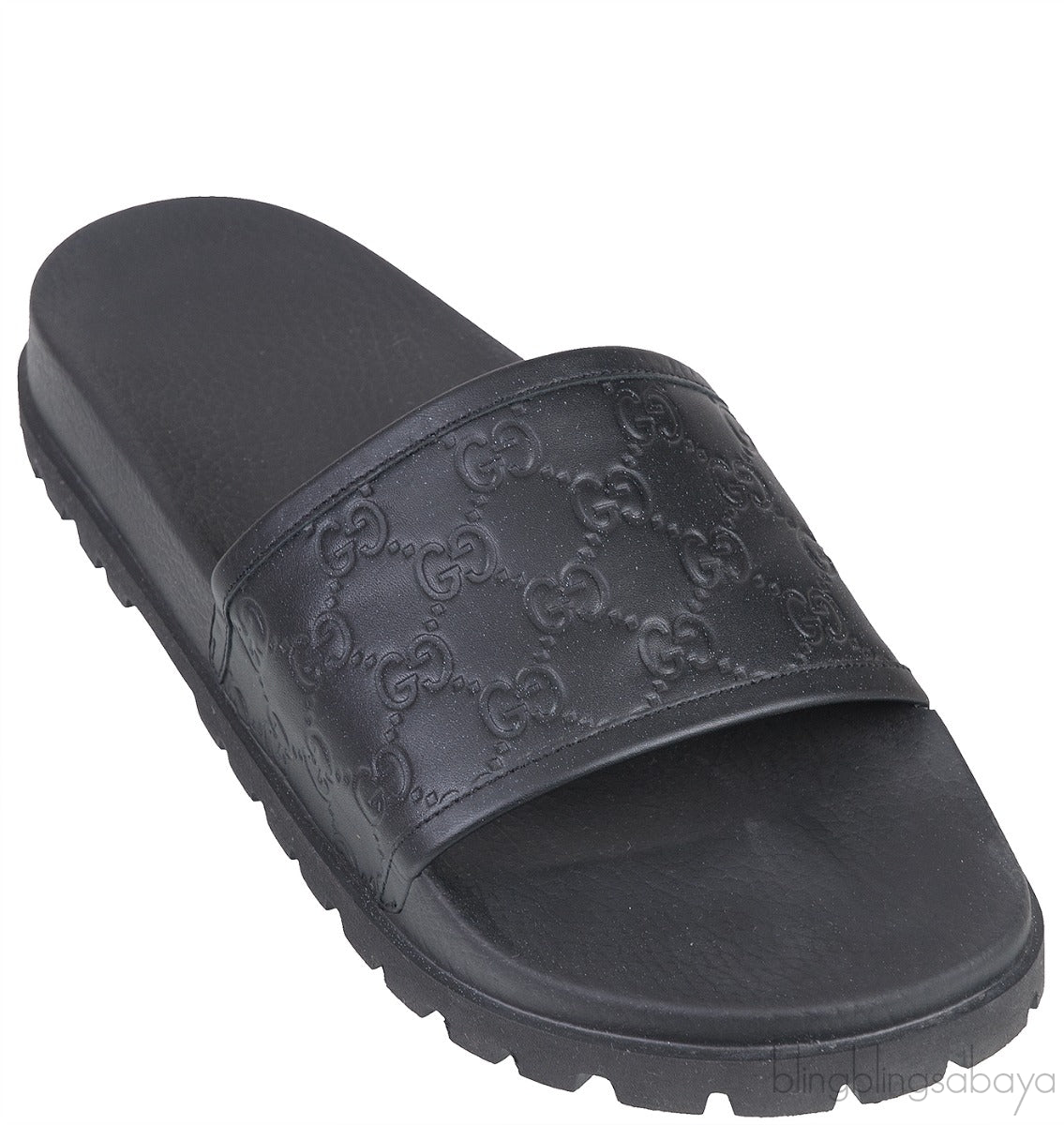 Pursuit Track Leather Slides