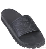 Pursuit Track Leather Slides