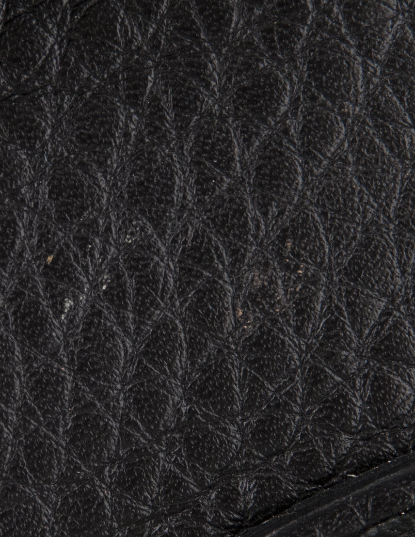 Black Bamboo Top Handle Bag