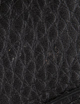 Black Bamboo Top Handle Bag