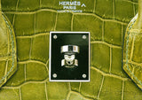 Birkin 30 Vert Pelouse Porosus