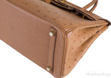 Birkin 30 Ostrich Cognac GHW