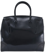 So Black Patent Soft Ricky Bag