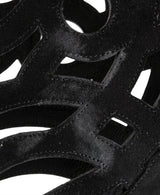 Gabo Laser-cut Suede Knee Boots
