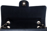 Classic CC Black Quilted Medium Flap