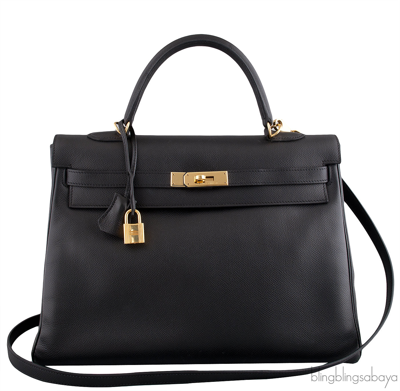 Kelly 35 Black Epsom Retourne