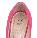 Gucci Bright Fuchsia Nappa Leather Decollete Bow Pumps 37.5