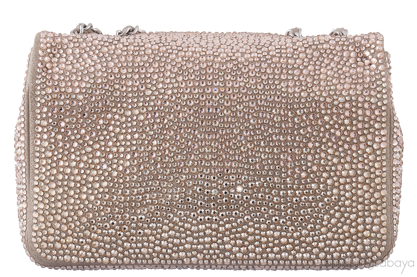 Ombre Strass Mini Flap Bag