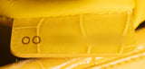 Christian Dior Lady Dior Yellow Mimosa Medium Crocodile GHW