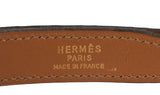 Hermes Vintage H Constance Gold Green Lizard 18 mm Belt