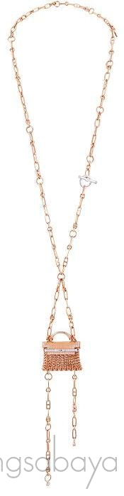 Kelly Diamond Rose Gold Necklace