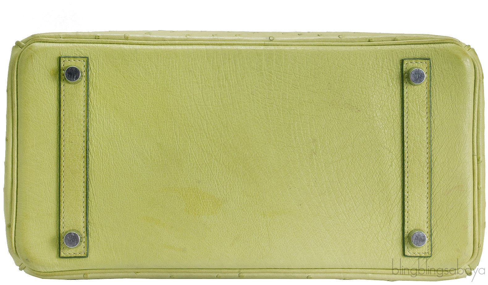 Birkin 30 Ostrich Vert Anis*