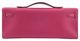 Kelly Cut Red Swift Clutch