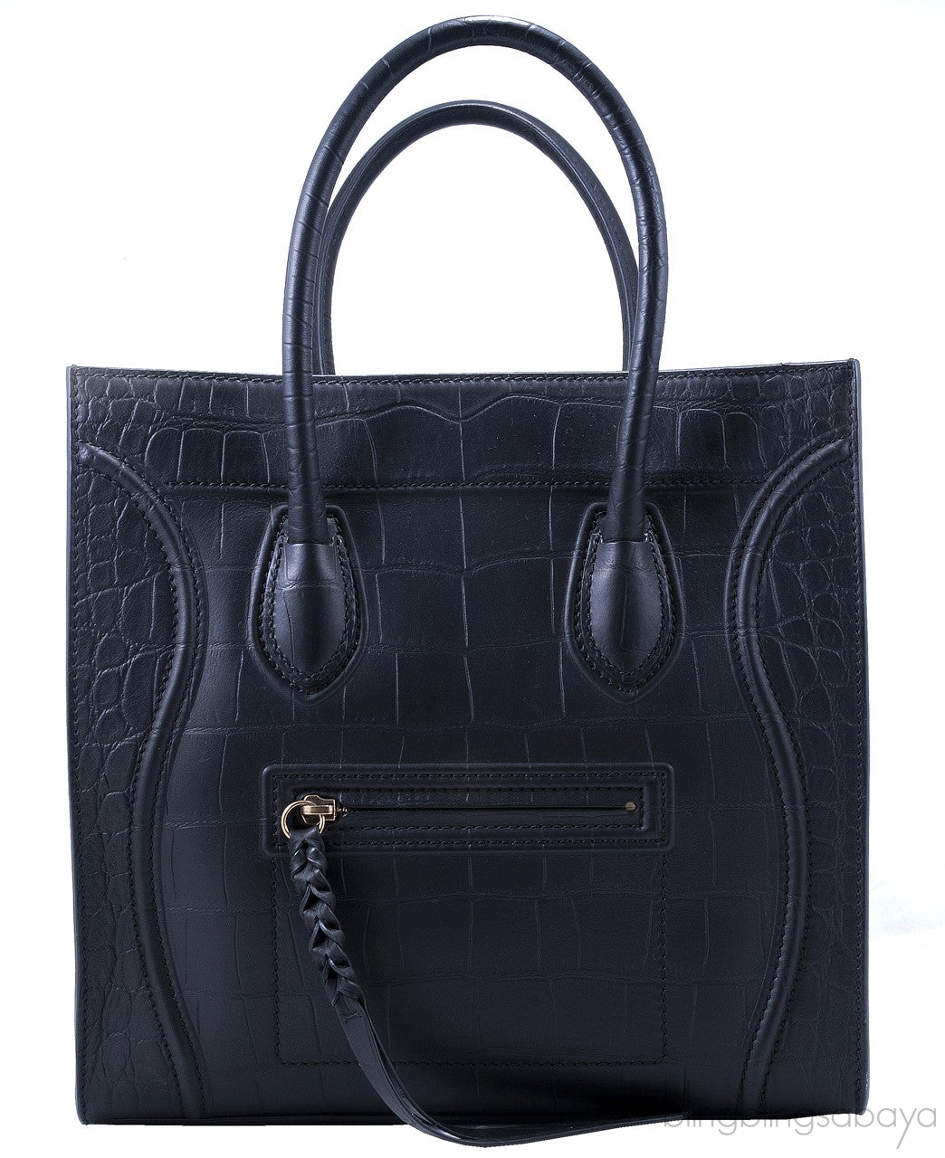 Phantom Black Croco Print