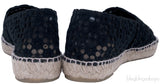 CC Lace Mesh Patent Espadrille
