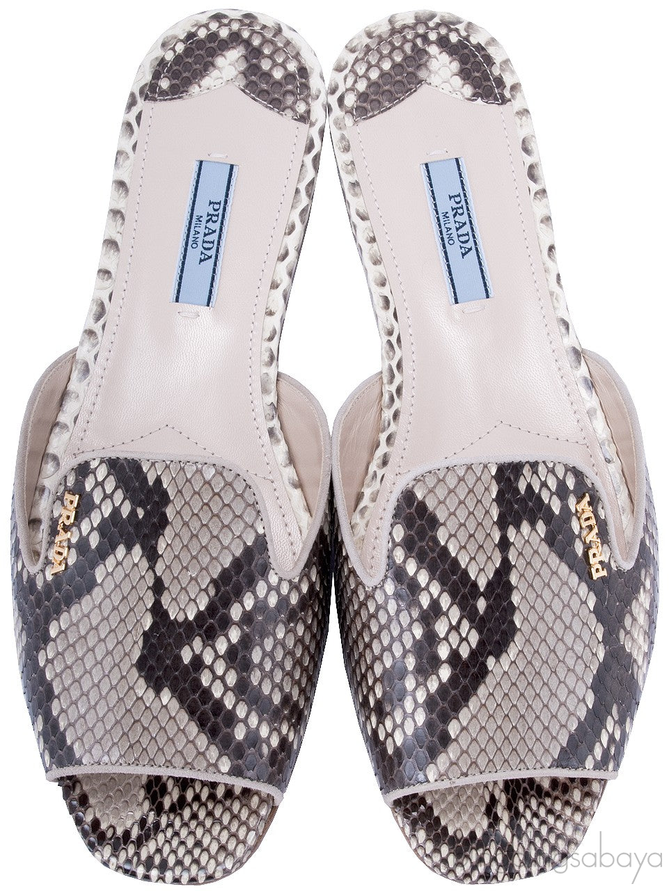 Natural Python Open Toe Slide