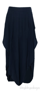 Pleated Asymmetric Trouser