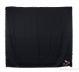 Black Karl Love Square Shawl