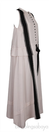 Penelope Striped Crêpe Midi Dress