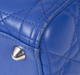 Lady Dior Large Iris Quilted Bag