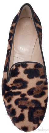 Sakoutte Leopard Pony Hair Flat