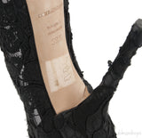Floral Lace Black Hangisi Pump