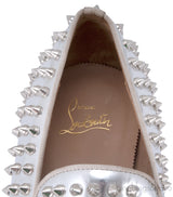 Dandelion Spike Silver Patent Men Loafer
